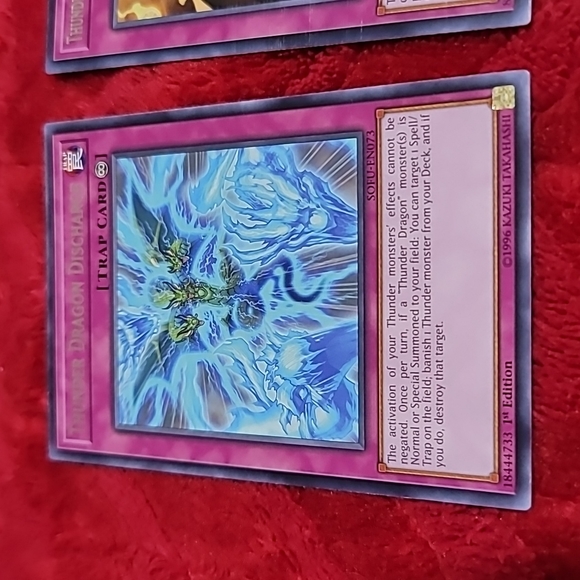 Set of 11 Yu Gi Oh Trading Trap Cards (Purple Thunder to UA) - Picture 2 of 12